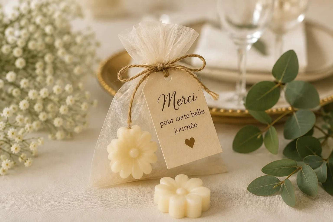 Cadeau mariage invités - fondants parfumés artisanaux L'Atelier de Mimosa