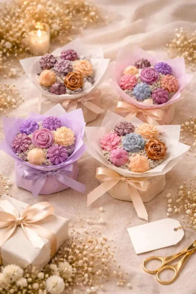 Mini Bouquet de Fondants Parfumés - L'Atelier de Mimosa