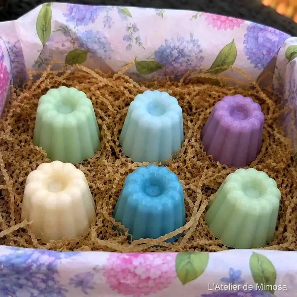Coffret découverte Floralie, fondants parfumés artisanaux fleuris