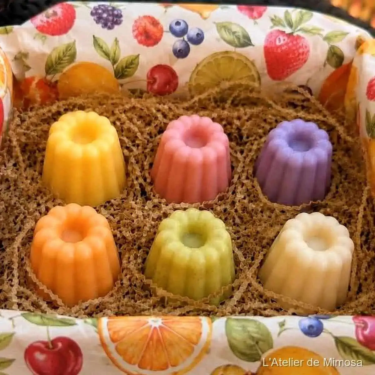 Coffret découverte fondants parfumés fruités, senteurs gourmandes