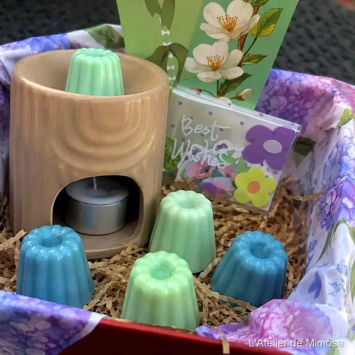 Box abonnement mensuel fondants parfumés artisanaux