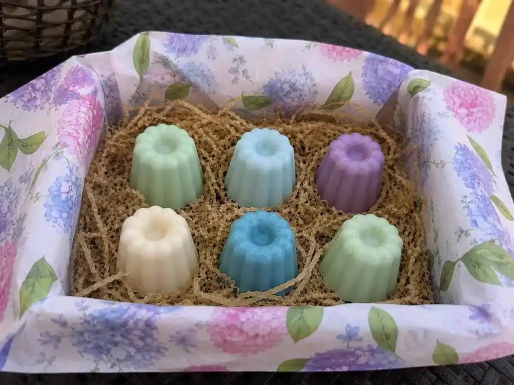 Coffret découverte Floralie, fondants parfumés artisanaux fleuris