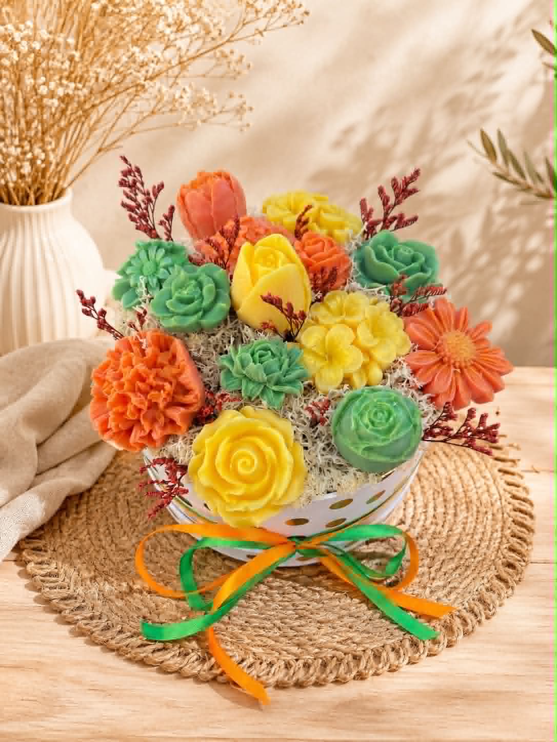 Bouquet de Fondants Parfumés – Fleurs Printanières L'Atelier de Mimosa